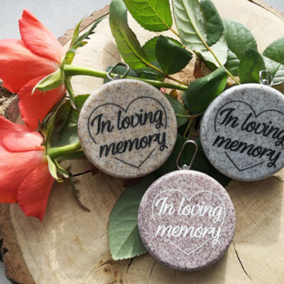 in loving memory leaves