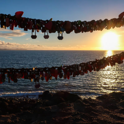 heart shaped padlocks